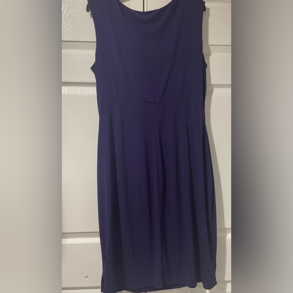 Enfocus Woman Plus Sz-16W Purple Sleeveless Dress - Picture 4 of 5